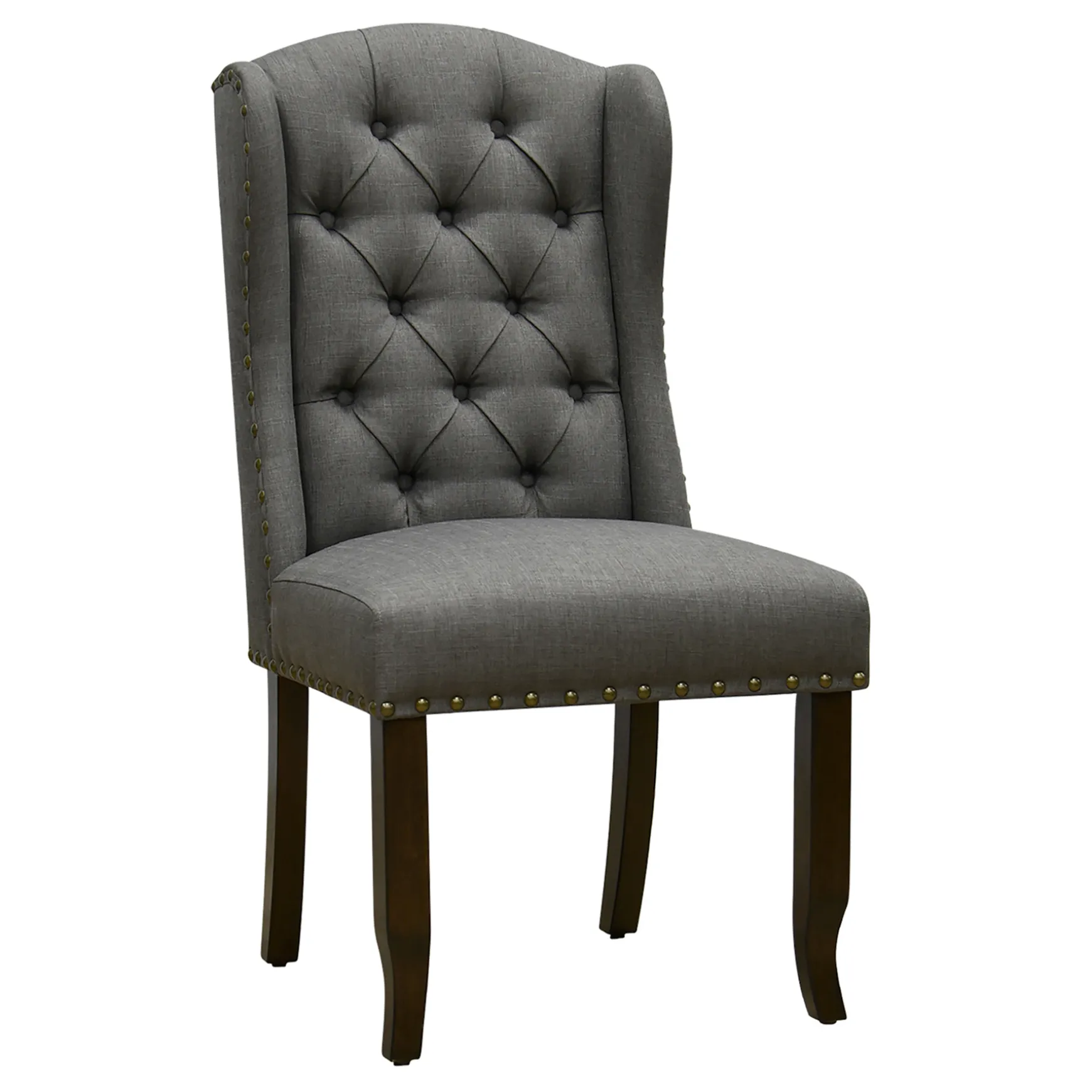 Aahmad Charcoal Grey Dining Chair, Kd Online Discount