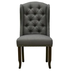 Aahmad Charcoal Grey Dining Chair, Kd Online Discount