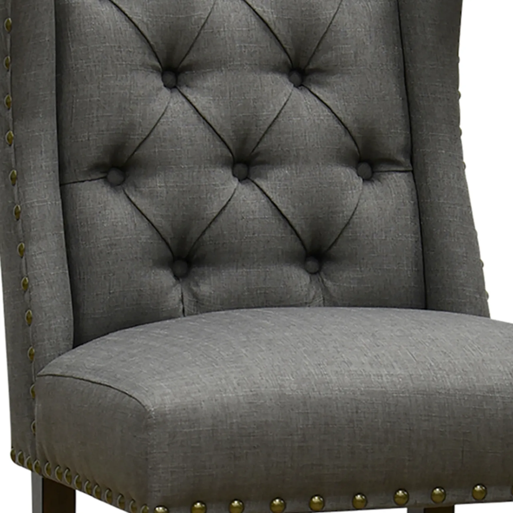 Aahmad Charcoal Grey Dining Chair, Kd Online Discount