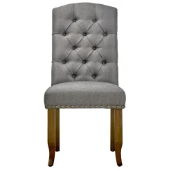 Amina Charcoal Grey Dining Chair Ii Good Quality