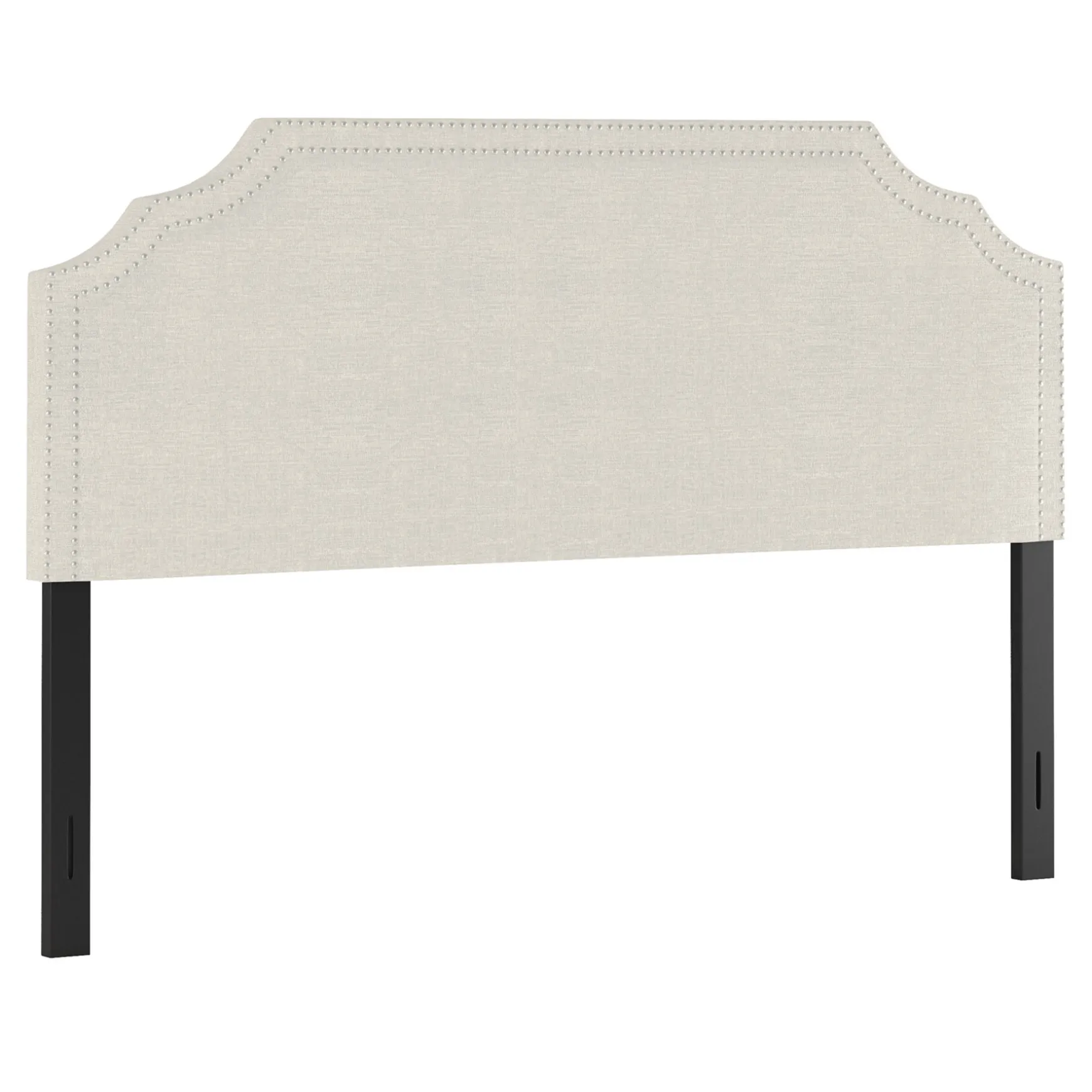 Belize Cream Nail Head Trim King Headboard Gift Selection