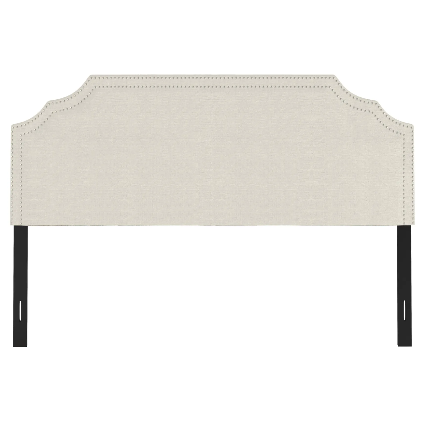 Belize Cream Nail Head Trim King Headboard Gift Selection