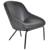 Black Faux L Armless Chair Kd Less Expensive