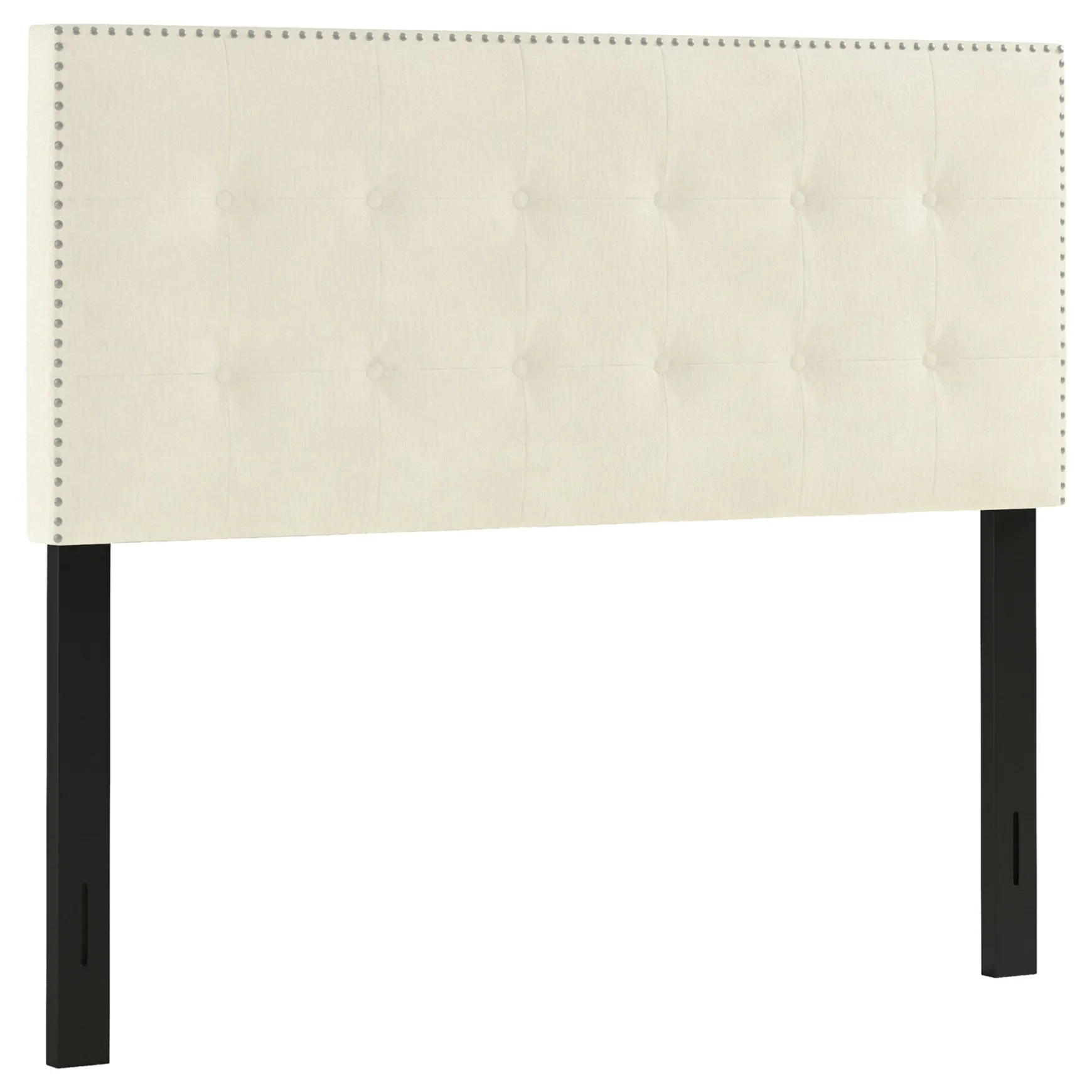 Brian Oyster Tufted Headboard, Queen Bargain Sale