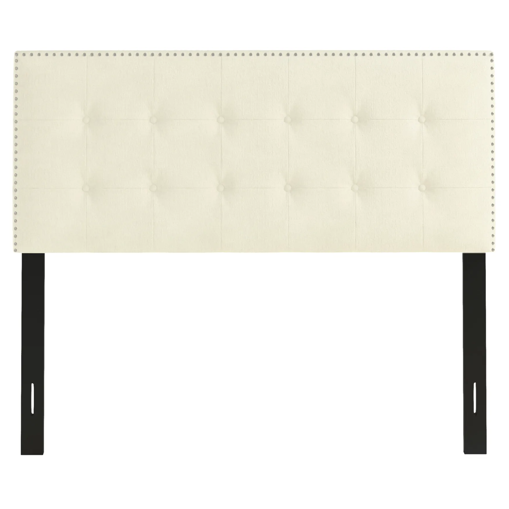 Brian Oyster Tufted Headboard, Queen Bargain Sale