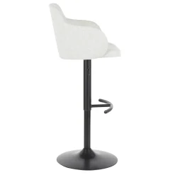 Bryce Adjustable Barstool, Light Grey Opening Sales