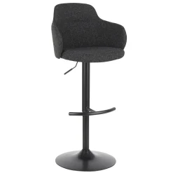 Bryce Adjustable Barstool, Dark Grey Good Quality