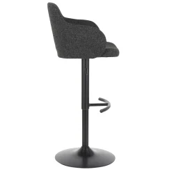 Bryce Adjustable Barstool, Dark Grey Good Quality