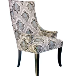 Chatham Damask Print Accent Chair Discount