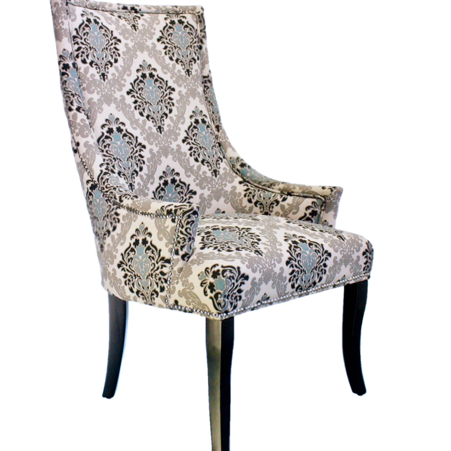 Chatham Damask Print Accent Chair Discount