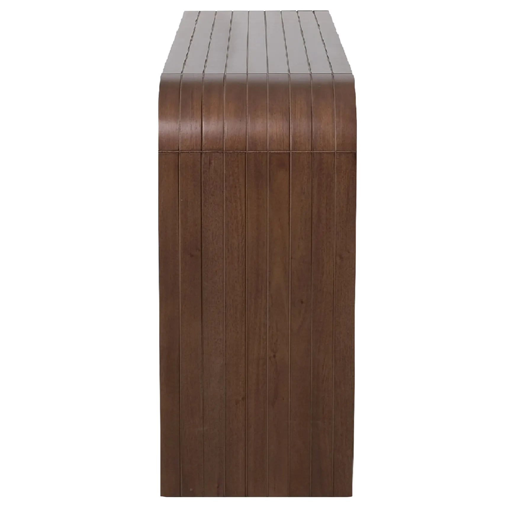 Cora Curved Wood Console Table Exquisite Gifts