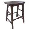Dark Walnut Saddle Barstool 29 Kd Cheaper