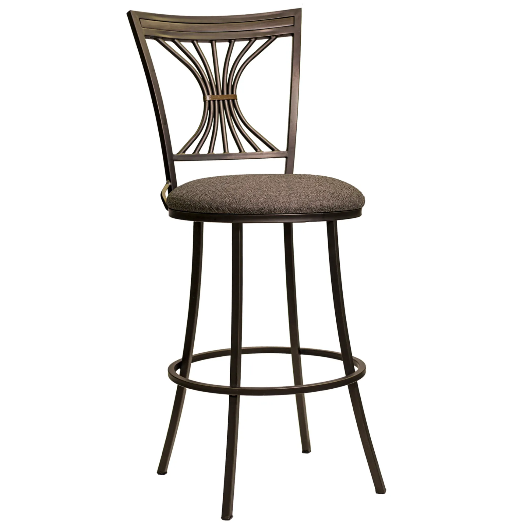 Devon Brown Swivel Barstool, 30 Featured