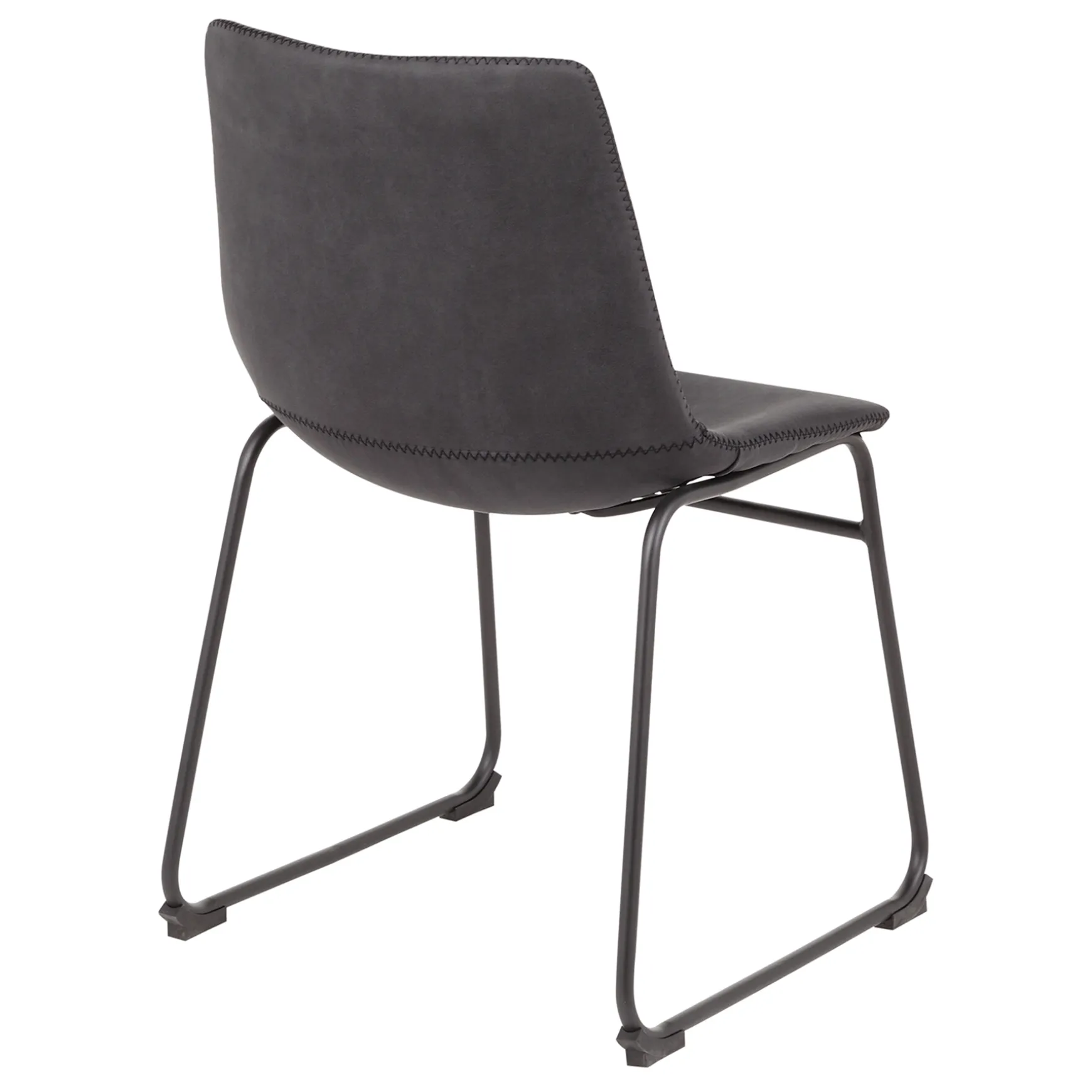 Drake Modern Industrial Dining Chair, Grey Discount Online