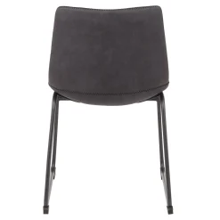 Drake Modern Industrial Dining Chair, Grey Discount Online