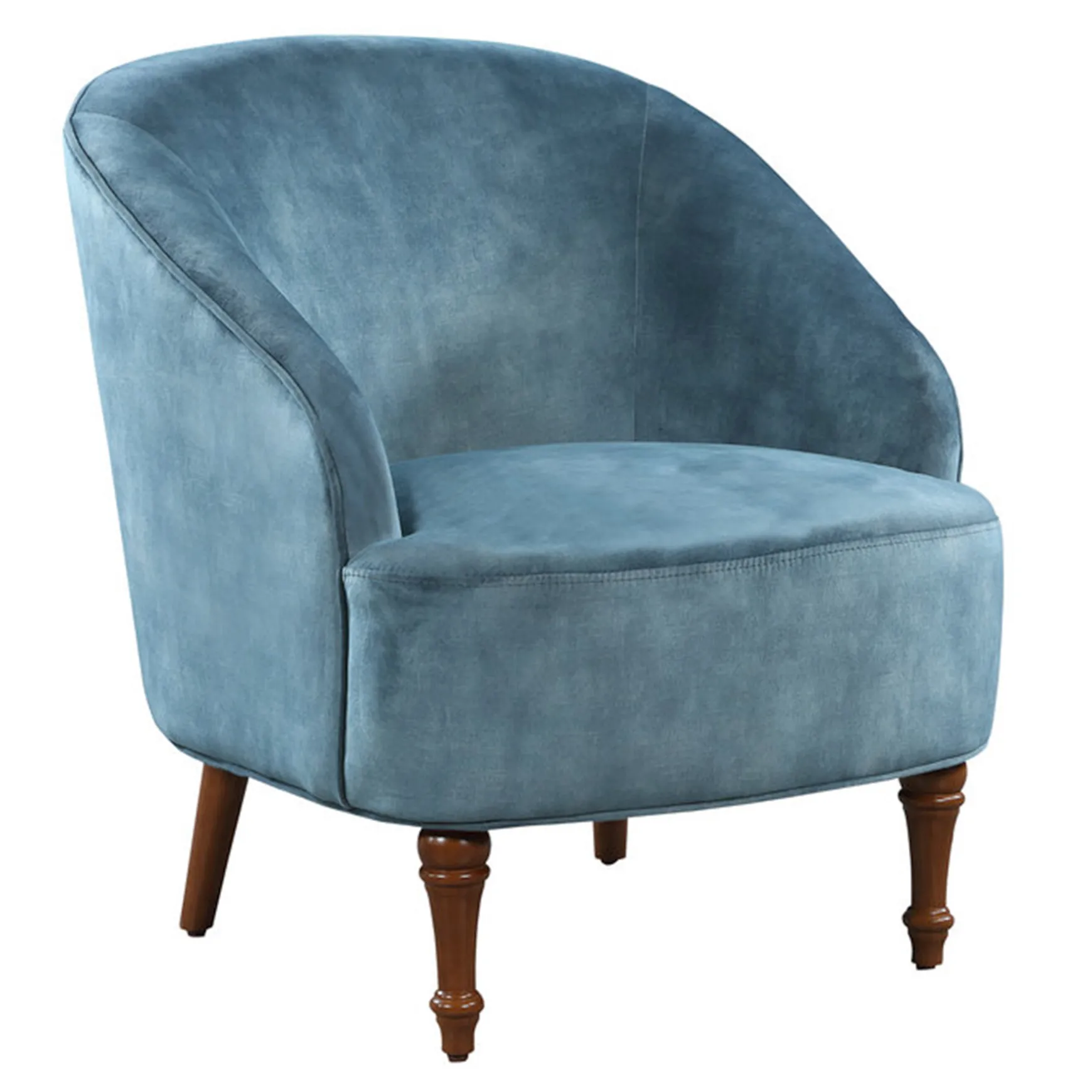 Ella Slate Blue Accent Chair Featured