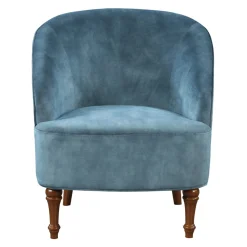 Ella Slate Blue Accent Chair Featured