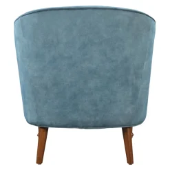 Ella Slate Blue Accent Chair Featured