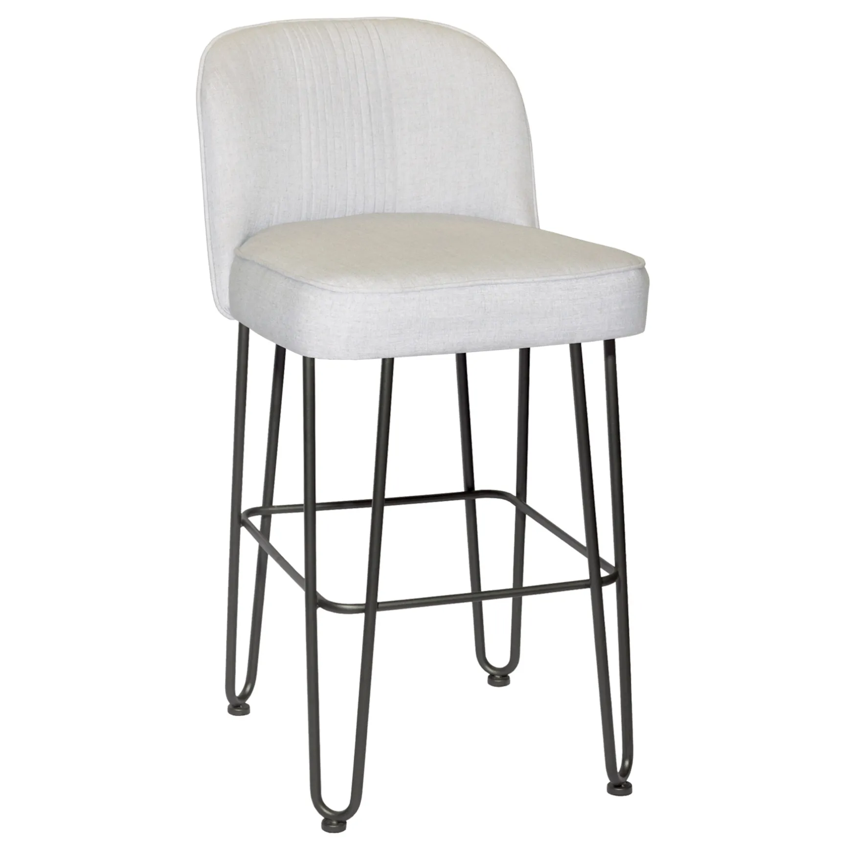 Ellen Light Grey Barstool, 30 Clearance