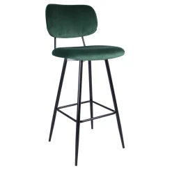 Emerald Velvet Barstool Exquisite Gifts