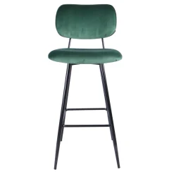 Emerald Velvet Barstool Exquisite Gifts