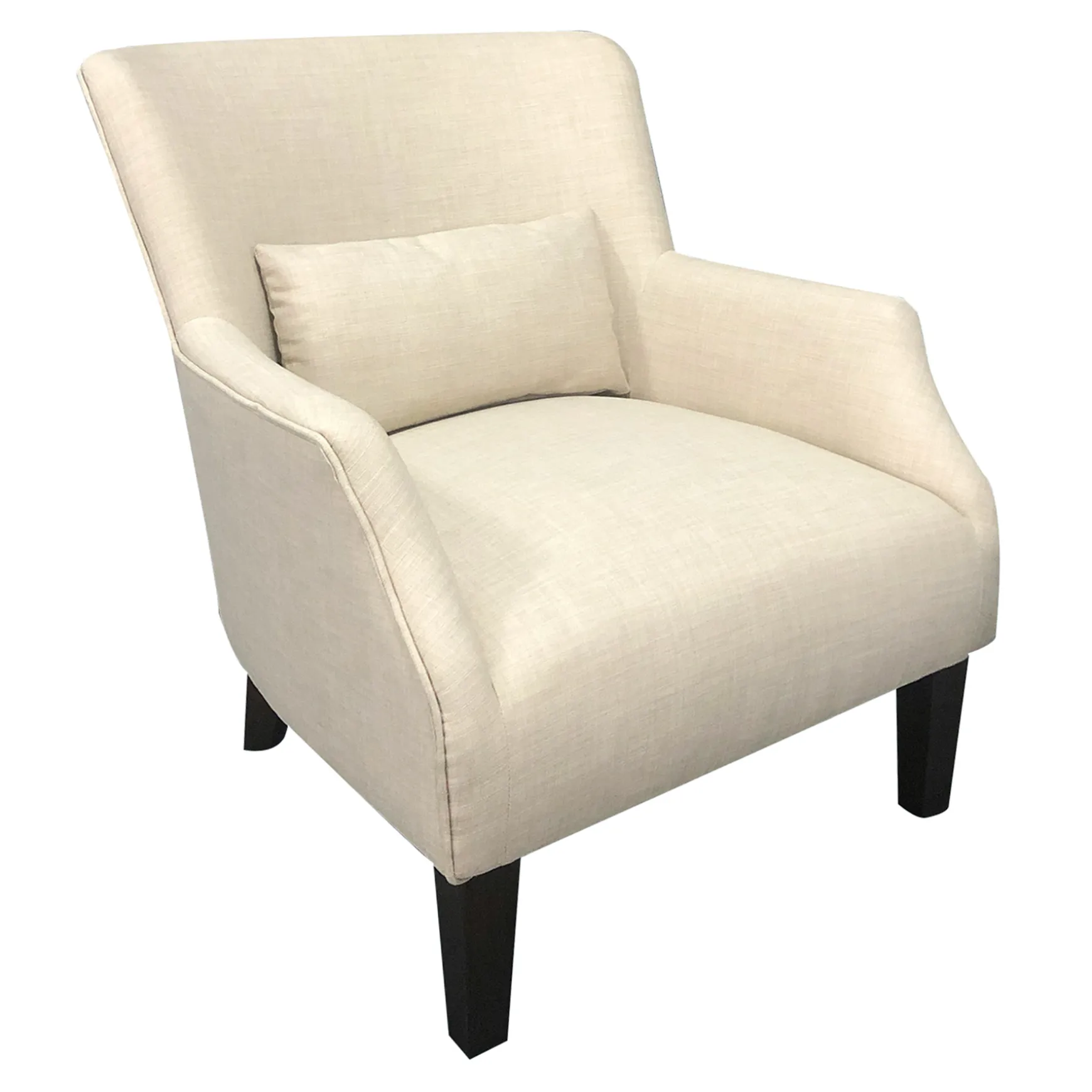 Emilee Cream Upholstered Accent Chair Premium