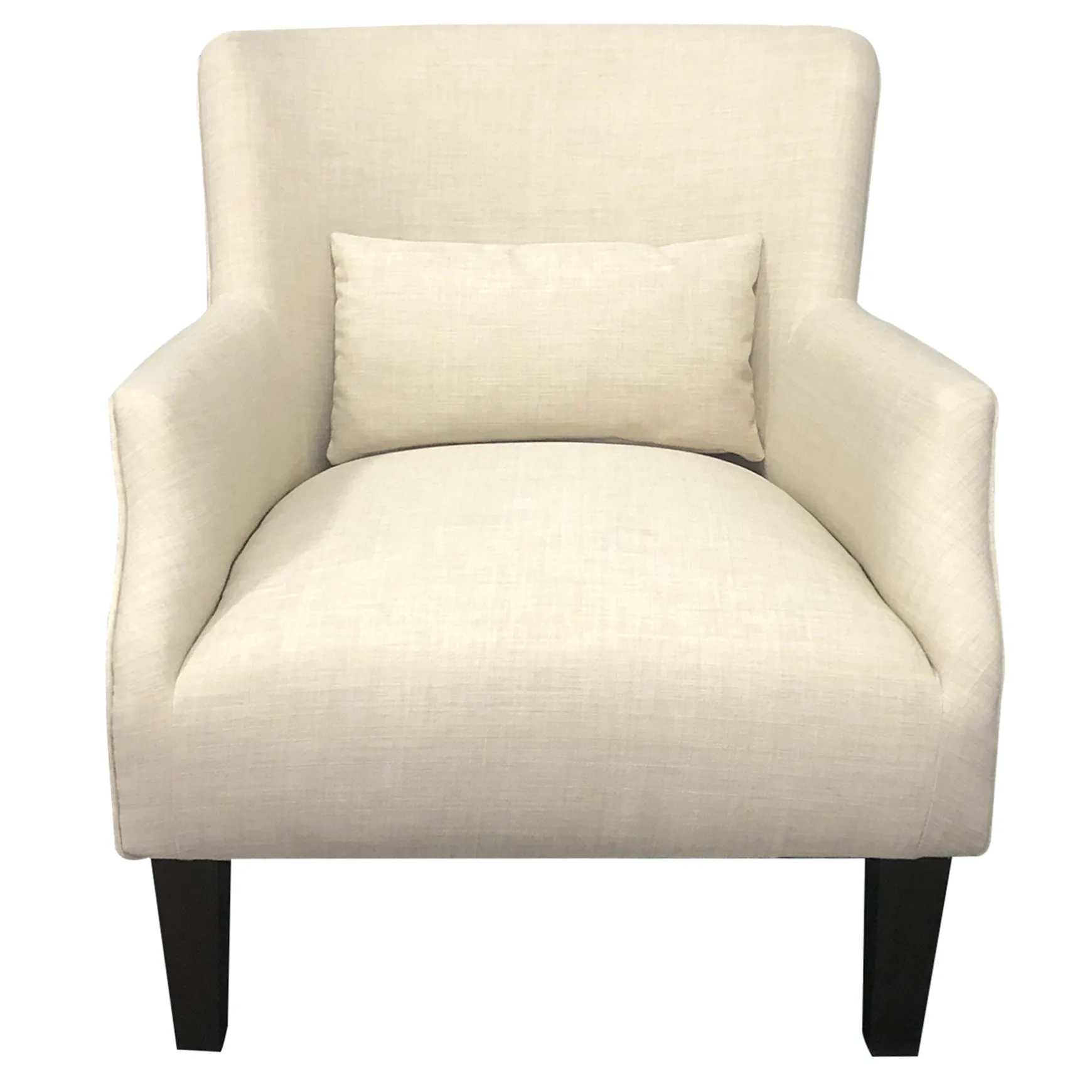 Emilee Cream Upholstered Accent Chair Premium