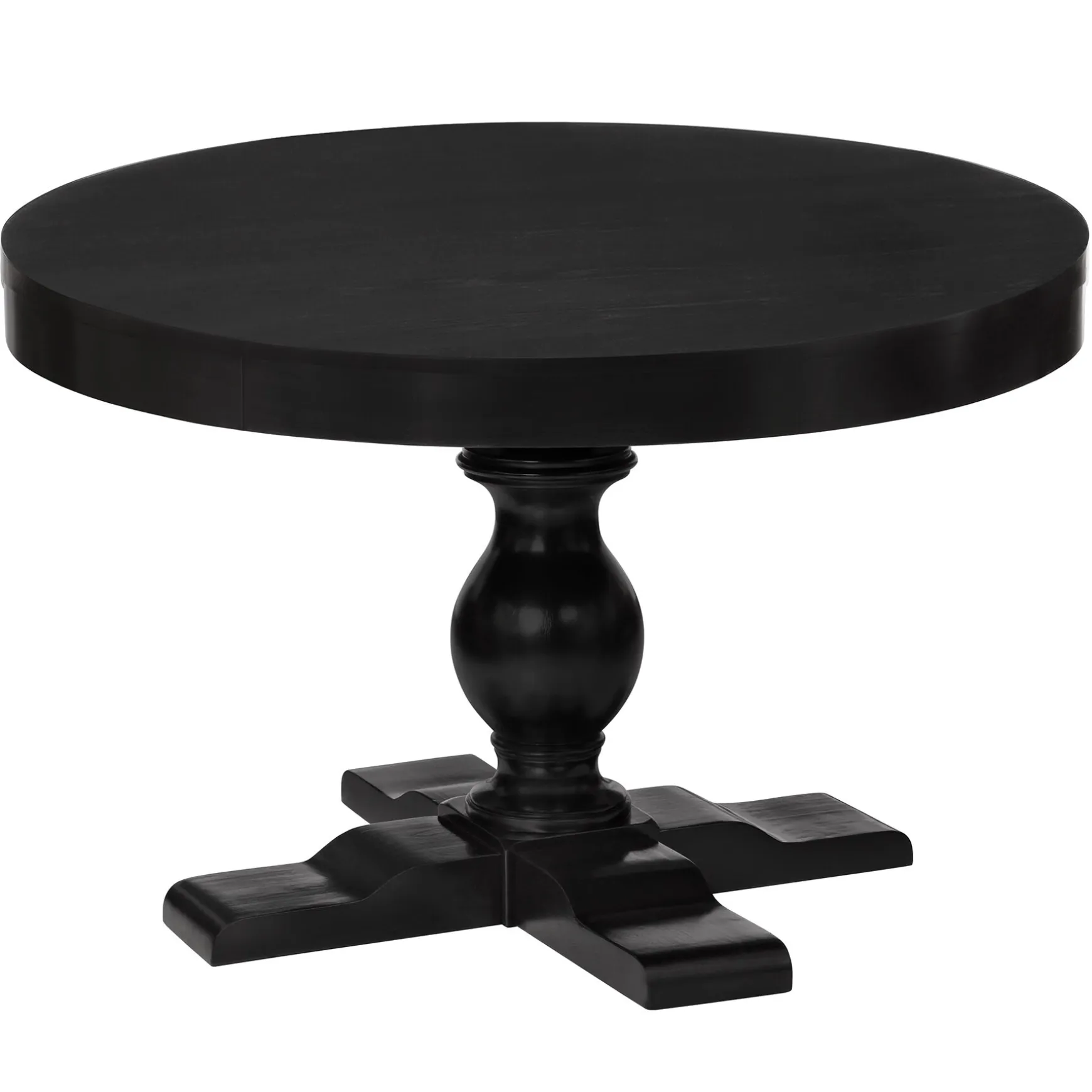 Evening Mist Round Black Wooden Tabletop-Base Sold Separately, 48 Gift Selection