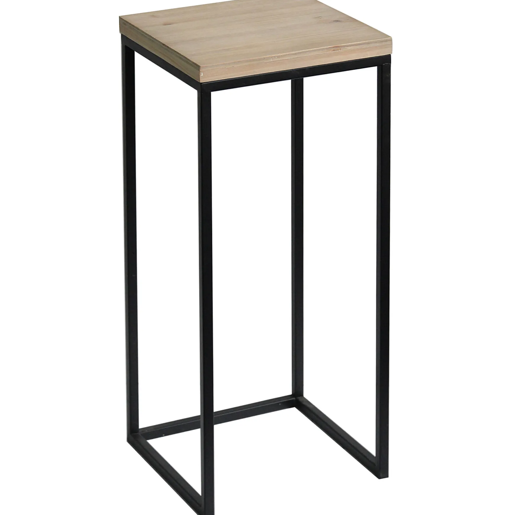 Fiona Wood Top Plant Stand With Metal Base, Large Discount Online