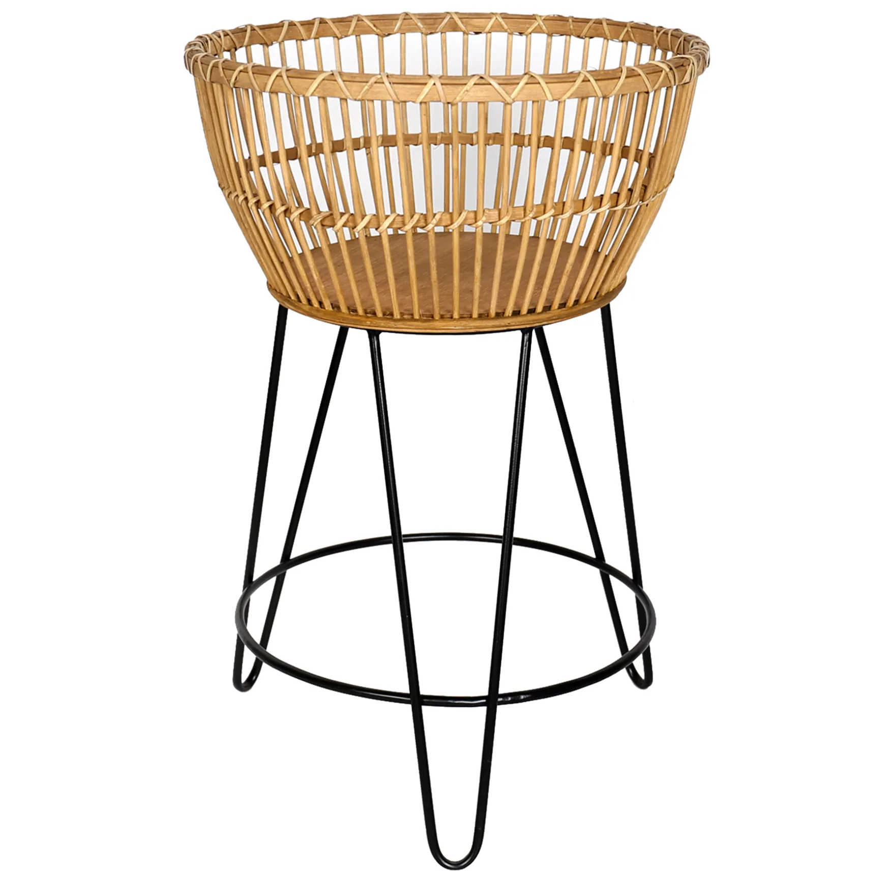 Found & Fable Bamboo Planter Stand, Large Promotion