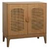 Found & Fable Lena Rattan Cabinet Opening Sales
