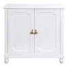 Grace Mitchell Asbury White 2-Door Cabinet Premium