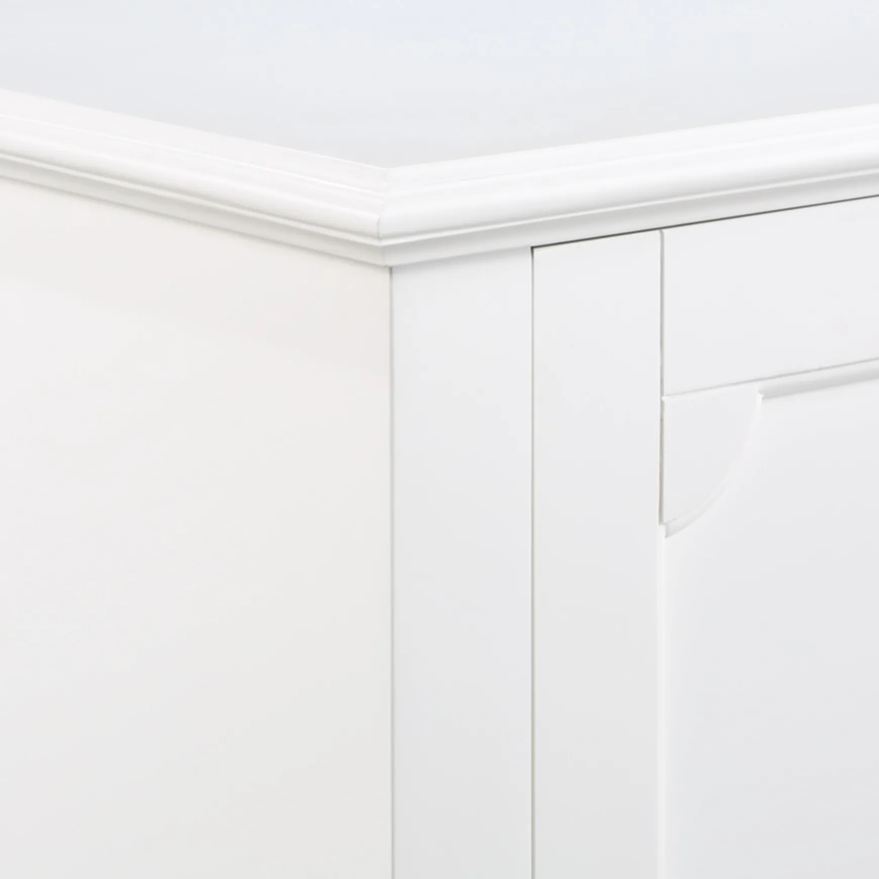 Grace Mitchell Asbury White 2-Door Cabinet Premium