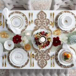 Grace Mitchell Cortana White Wooden Dining Table Promotion