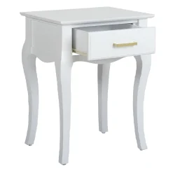 Grace Mitchell Scarlett White End Table Good Quality