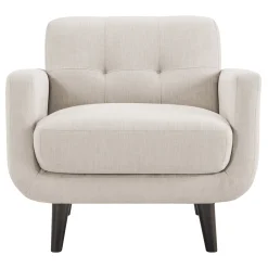 Hadley Tufted Back Accent Chair, Taupe Opening Sales
