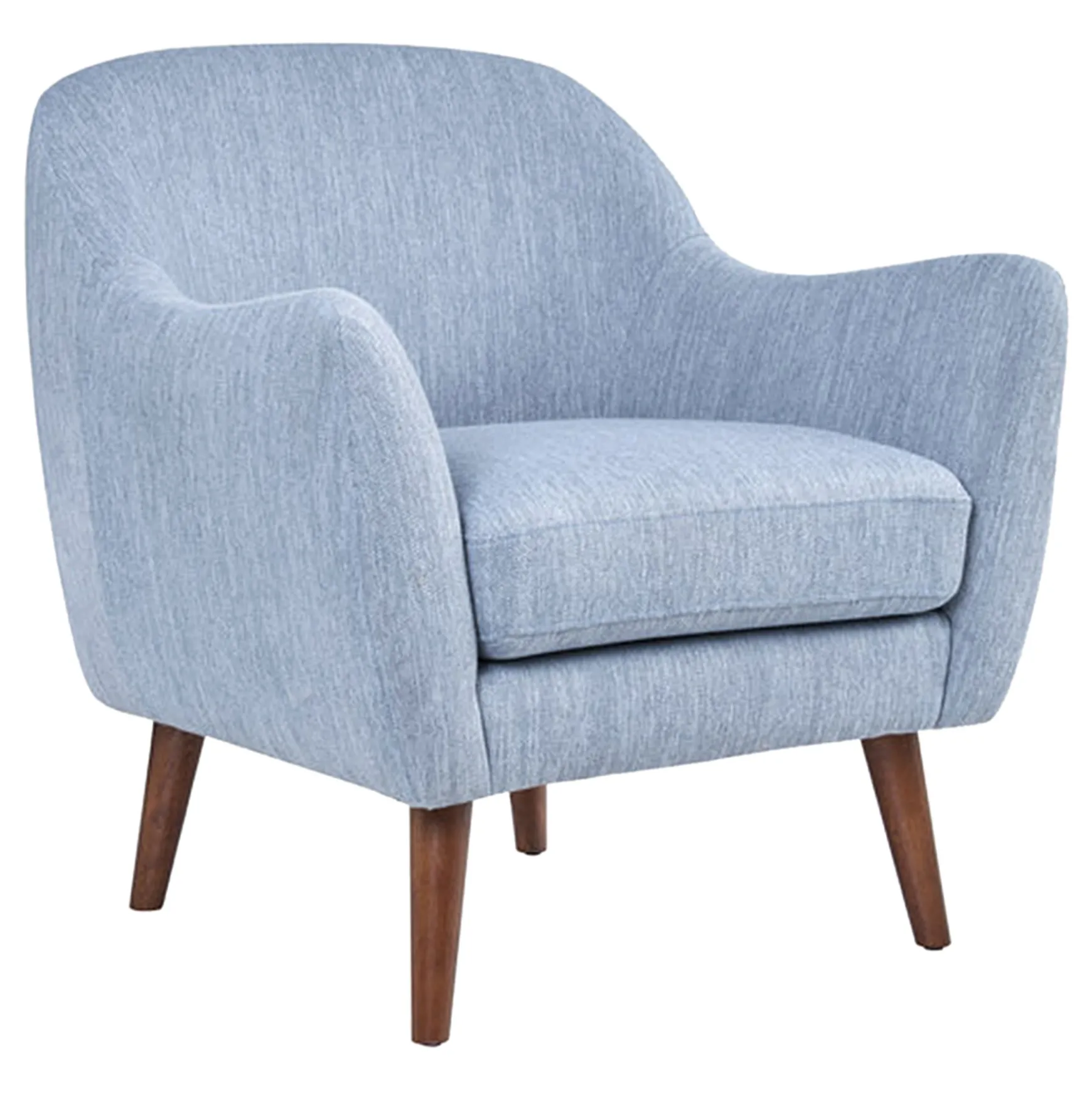 Honeybloom Braxton Blue Arm Chair Good Quality
