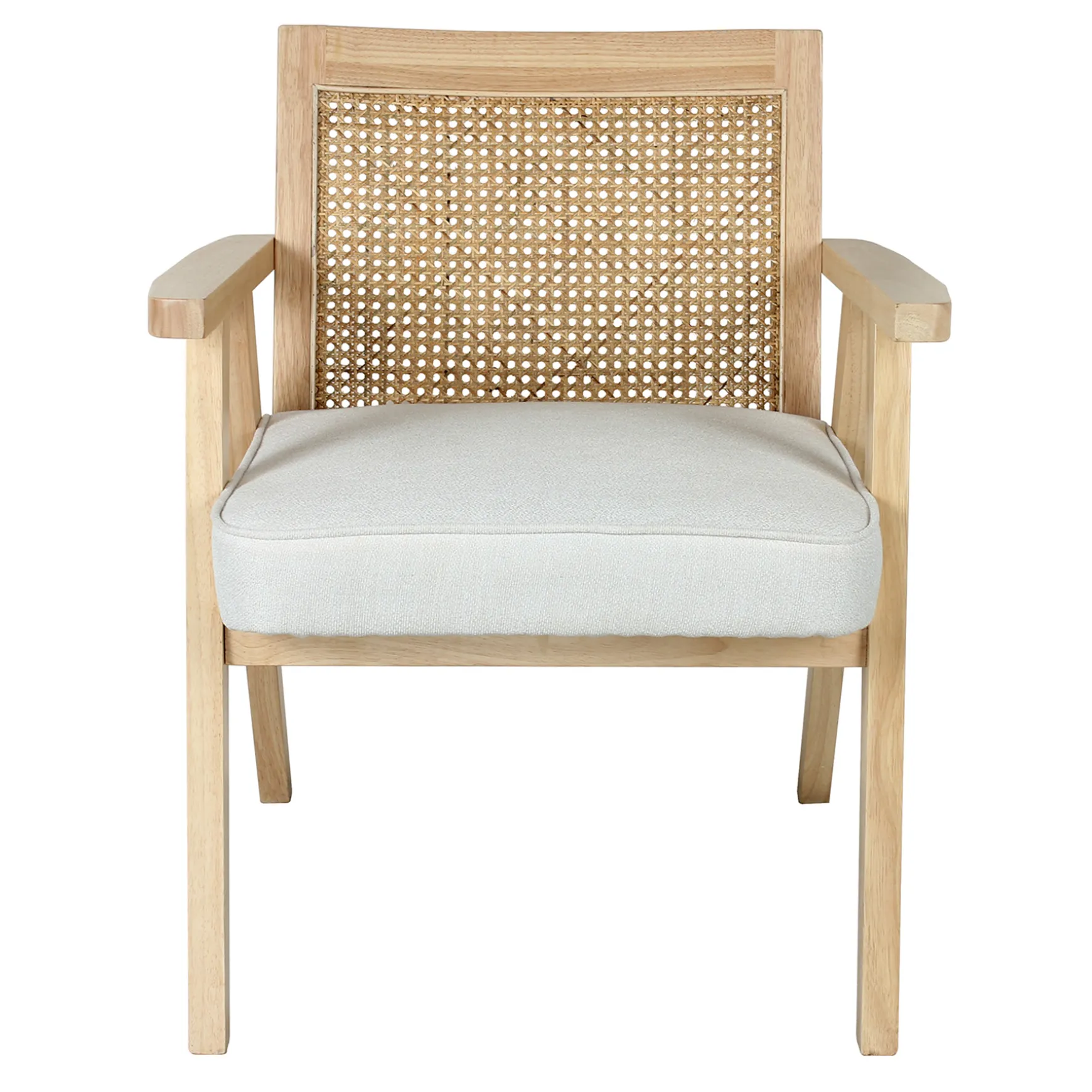Honeybloom Kanon White Oak Accent Chair Opening Sales