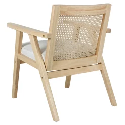 Honeybloom Kanon White Oak Accent Chair Opening Sales