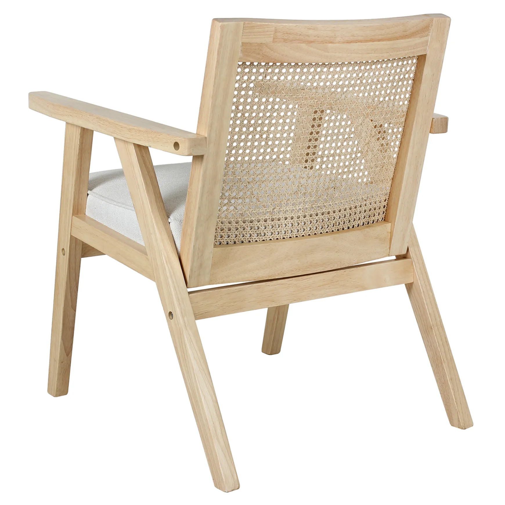 Honeybloom Kanon White Oak Accent Chair Opening Sales