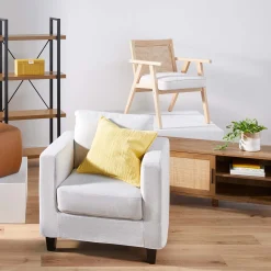 Honeybloom Kanon White Oak Accent Chair Opening Sales