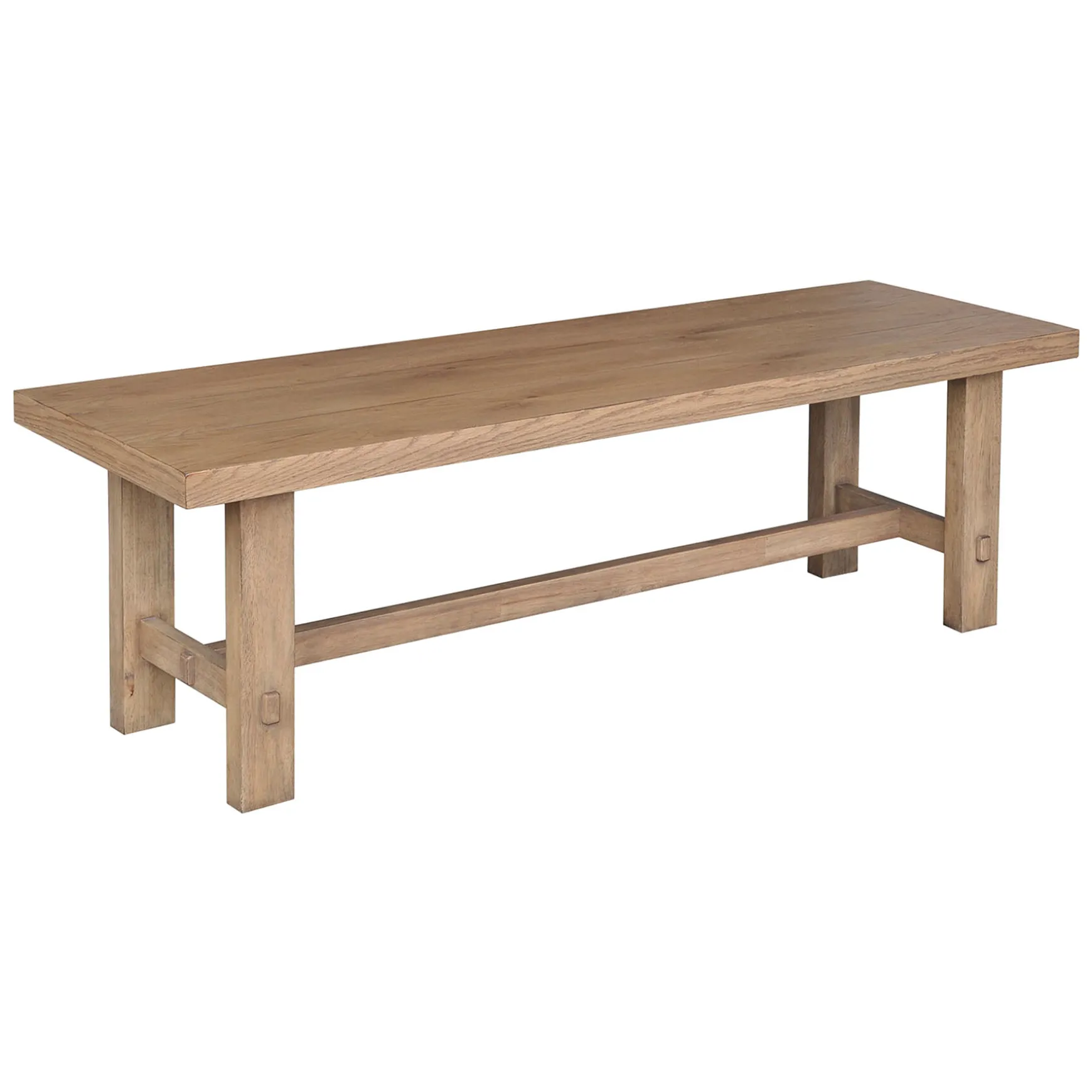 Honeybloom Massena Natural Wood Dining Bench, 60 Cheaper