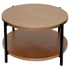 Honeybloom Sienna Wood & Metal Coffee Table Cheaper