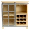 Honeybloom Suzanne Barn Door Wine Cabinet Featured