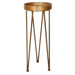 Honeybloom Tall Wood Top Plant Stand, 31.5 Outlet