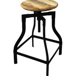 Honeybloom Waco Adjustable Backless Barstool Good Quality