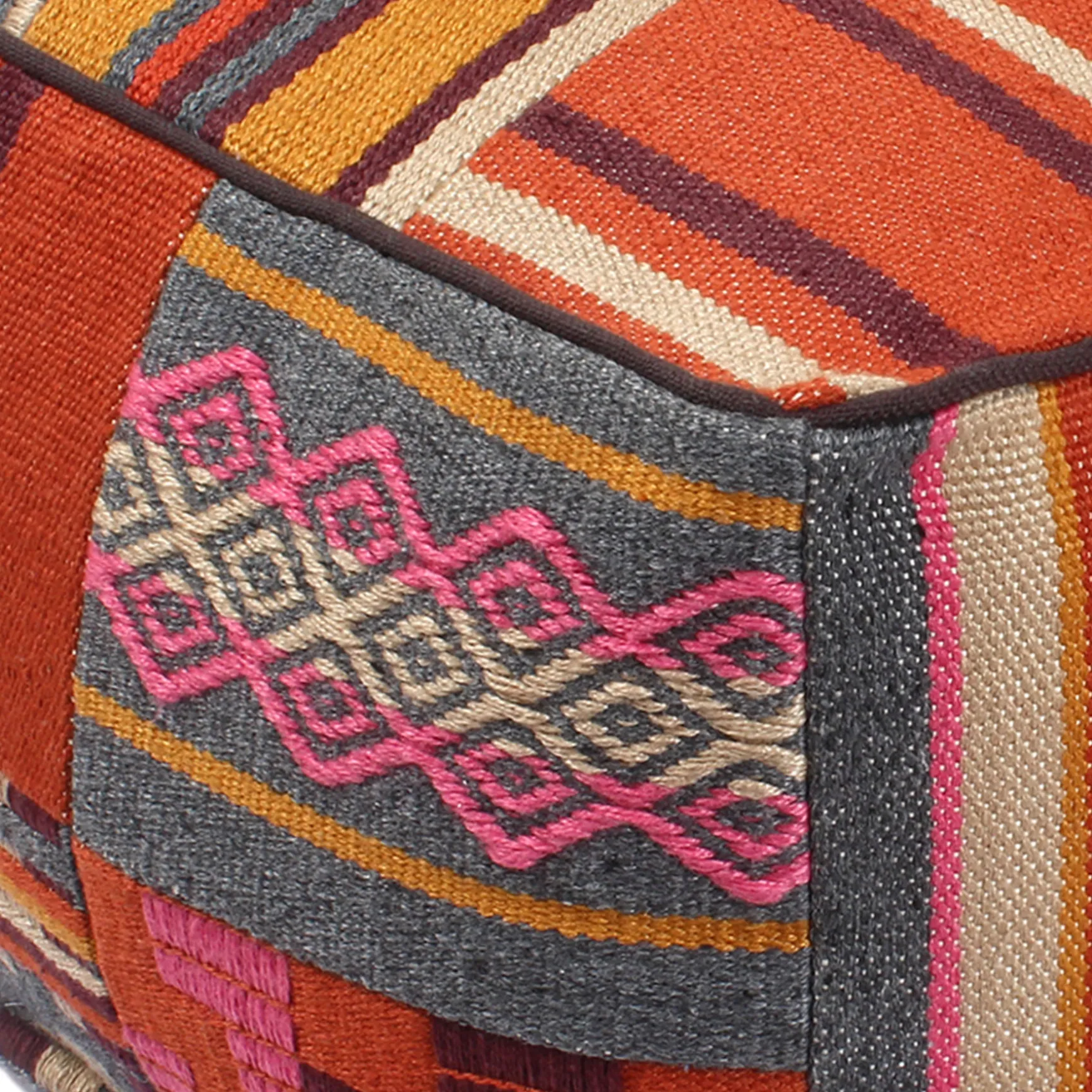 Indira Yard Dyed Pouf Good Quality