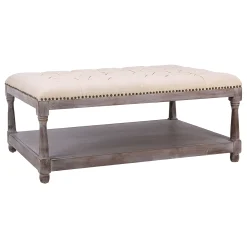 Jardan Tufted Ottoman Natural Kd Opening Sales