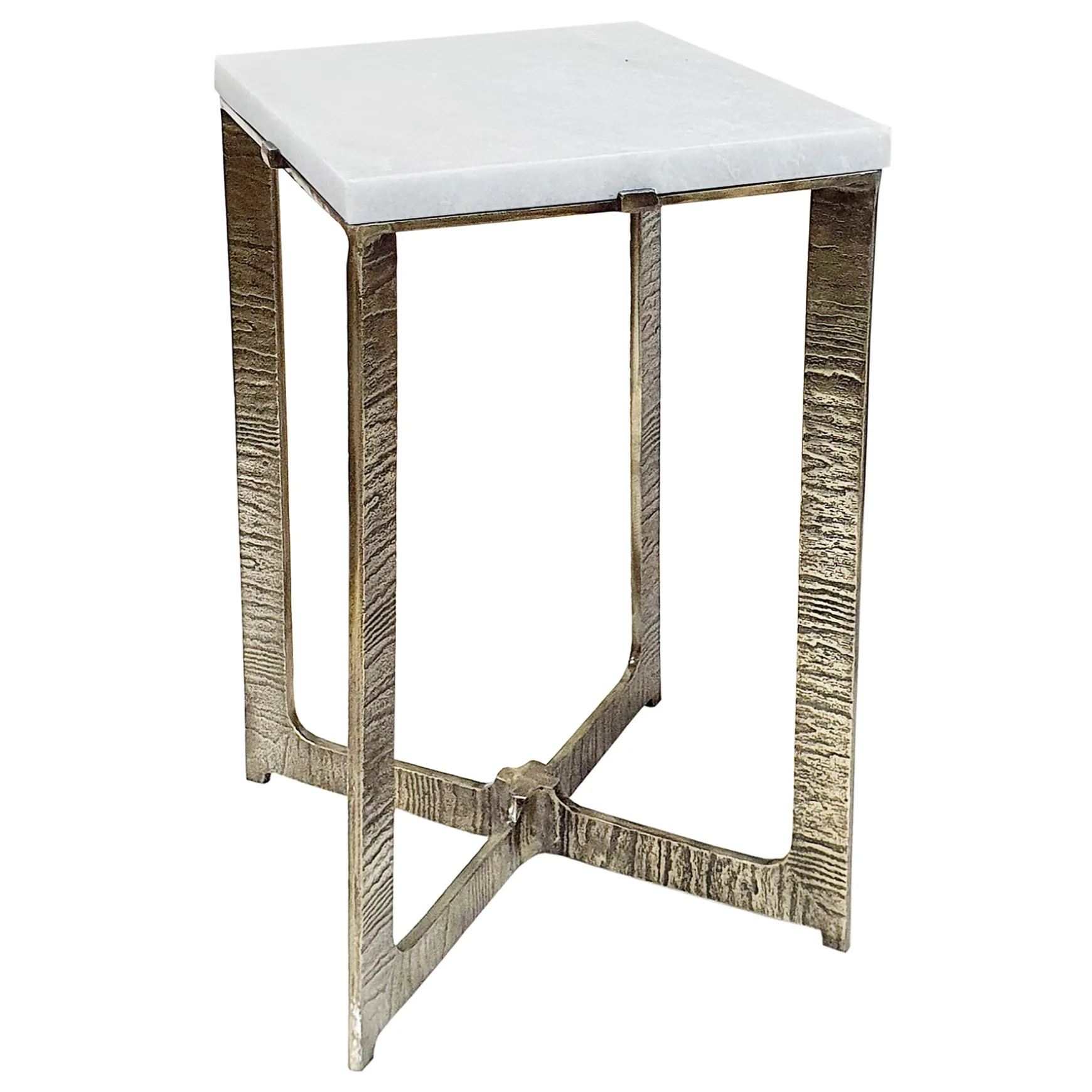 Judd Grey Accent Table With Marble Top Exquisite Gifts