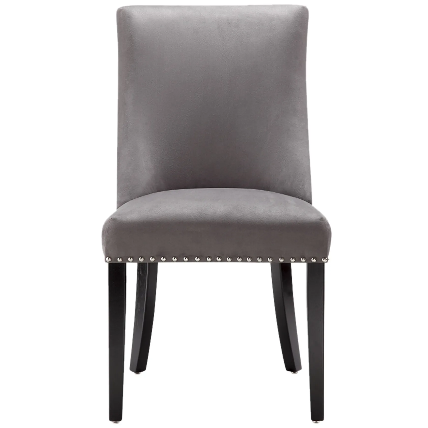 Kane Upholstered Ring Back Dining Chair With Nailhead Trim Good Quality